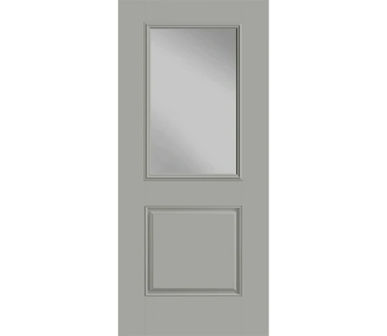 Dubuque One Half Light 1 Panel Fiberglass Entry Door