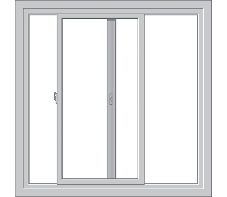 Dubuque Pella Hurricane Shield Series Vinyl Sliding Window