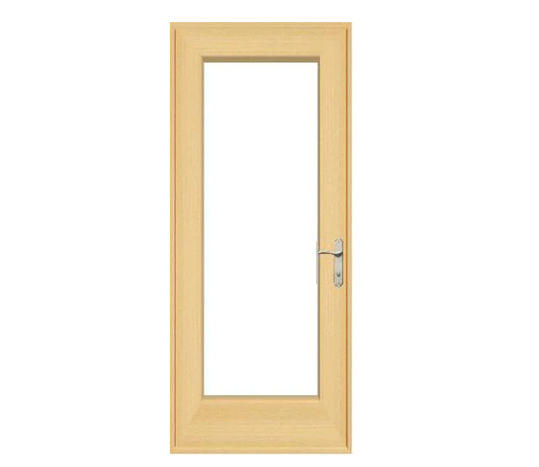 Dubuque Pella Lifestyle Series Wood Hinged Patio Doors