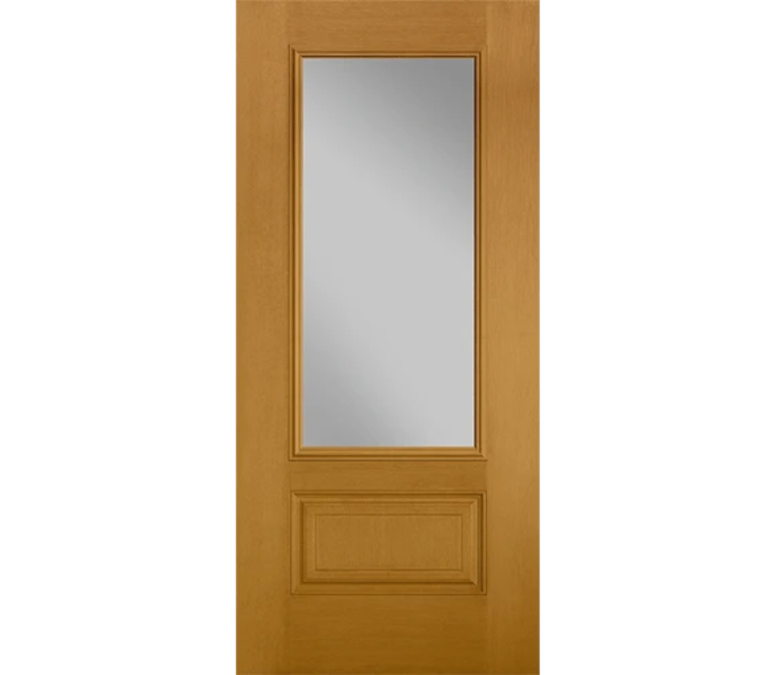 Dubuque Three Quaters light Fiberglass Entry Door